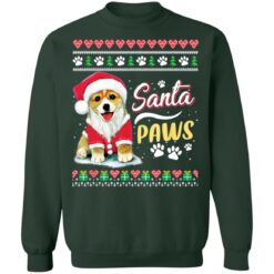 Corgi dog Santa paws Christmas sweater $19.95