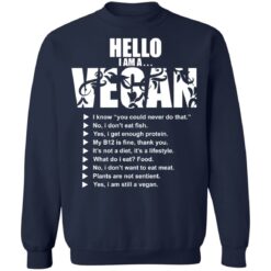 Hello I am a vegan i know you could never do that shirt $19.95