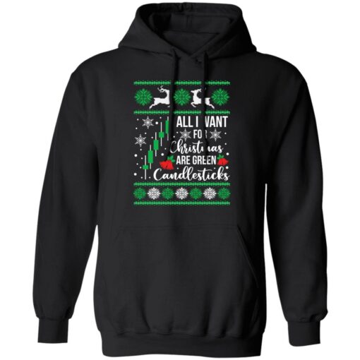 All i want for Christmas are green candlesticks Christmas sweater $19.95 redirect11262021221147 3