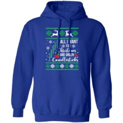 All i want for Christmas are green candlesticks Christmas sweater $19.95 redirect11262021221148 1