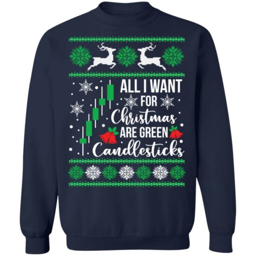 All i want for Christmas are green candlesticks Christmas sweater $19.95 redirect11262021221148 3