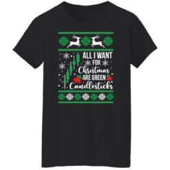 All i want for Christmas are green candlesticks Christmas sweater $19.95 redirect11262021221148 7
