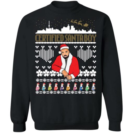 Drake certified Santa boy Christmas sweater $19.95