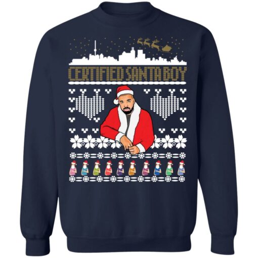 Christmas sweater drake top