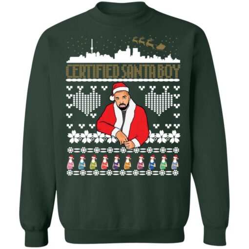 Drake certified Santa boy Christmas sweater $19.95