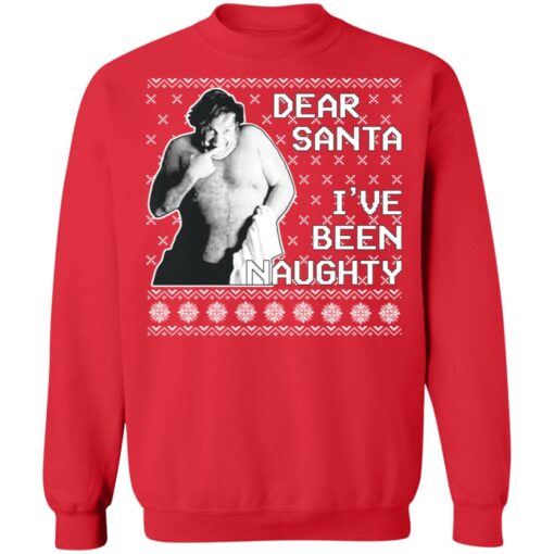 Chris Farley dear santa i’ve been naughty Christmas sweater $19.95