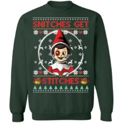 Snitches get stitches Ugly Christmas sweater $19.95