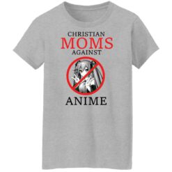 Christian moms against anime shirt $19.95