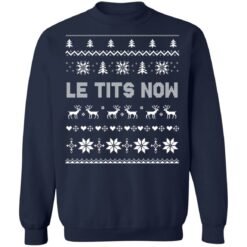 Le tits now Ugly Christmas sweater $19.95