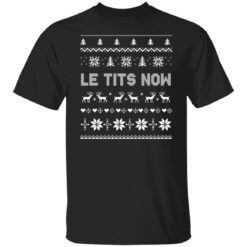 Le tits now Ugly Christmas sweater $19.95