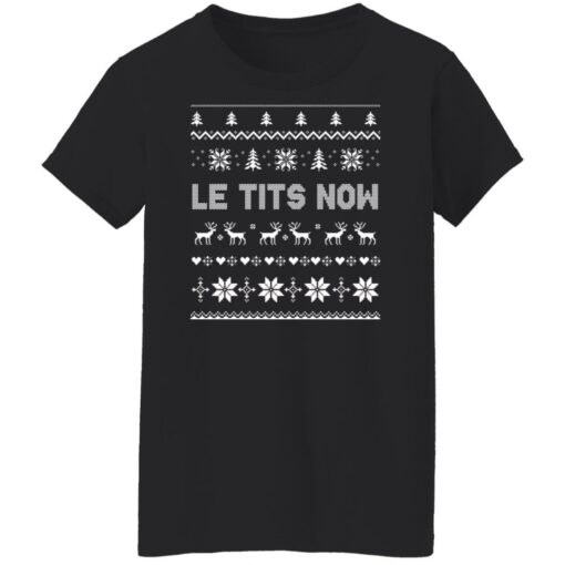 Le tits now Ugly Christmas sweater $19.95