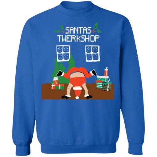 Santas Twerkshop Ugly Christmas Sweater $19.95