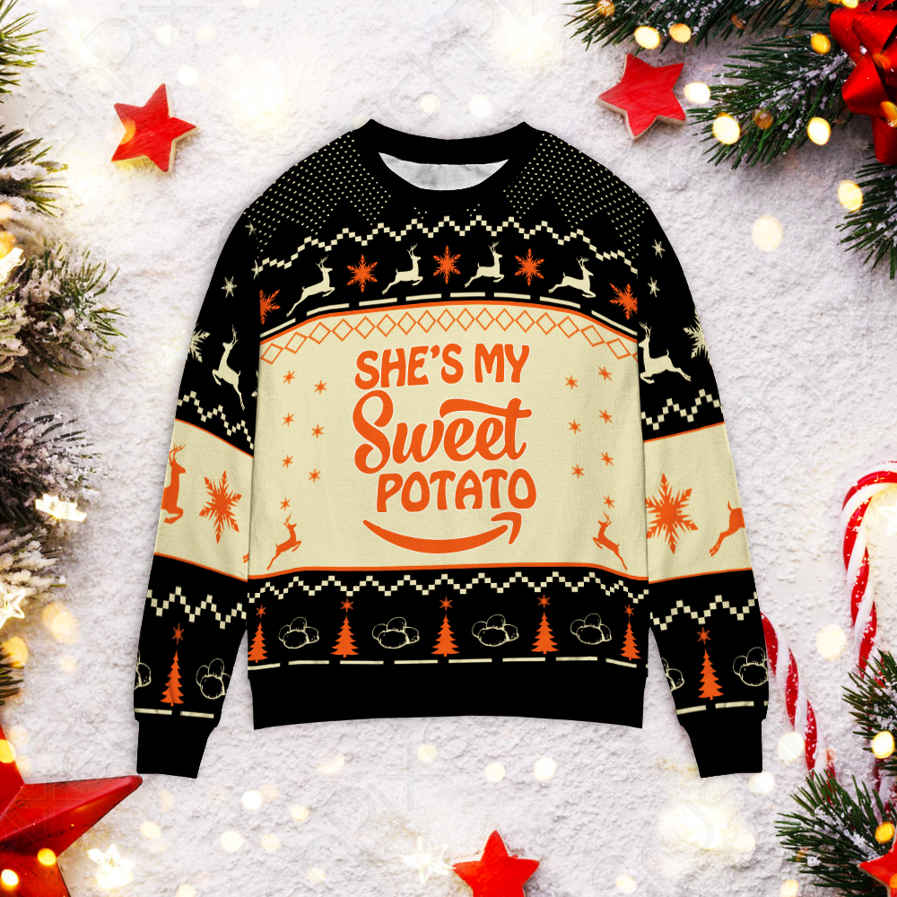 She's My Sweet Potato Christmas Sweater - Lelemoon