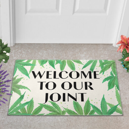 Welcome to our joint doormat $30.99