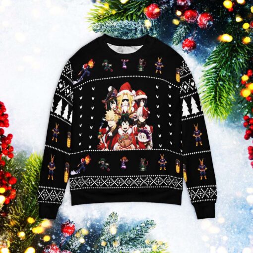 My Hero Academia Boku No Holiday Ugly Christmas sweater $39.95