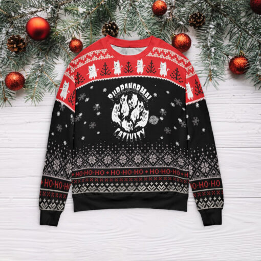 Purranormal Cativity Christmas sweater $39.95 Purranormal Cativity mockup