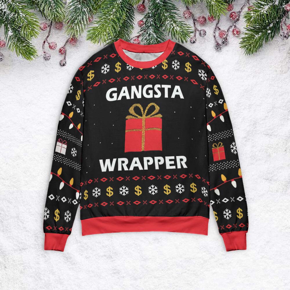 Gangsta warpper Christmas sweater Gangsta warpper Christmas sweater $39.95