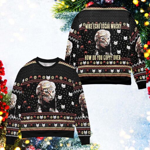 Mike Oche oscar whisky Christmas sweater $39.95