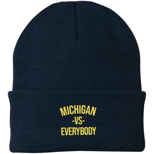 Michigan VS Everybody Knit Beanie Hat $23.95 redirect12052021211238 1