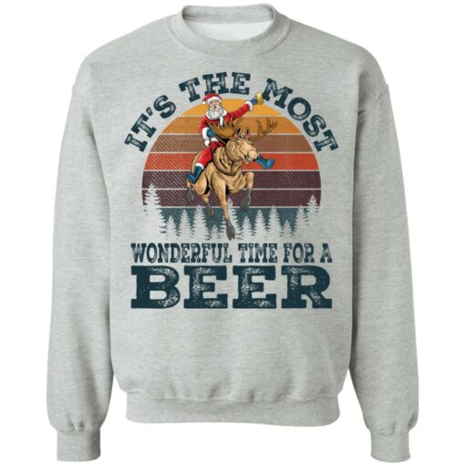 Santa Claus it's the most wonderful time for a beer shirt $19.95 redirect12052021221234 4