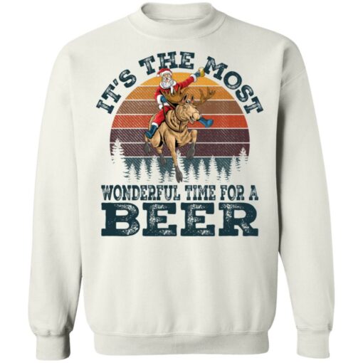 Santa Claus it's the most wonderful time for a beer shirt $19.95 redirect12052021221234 5