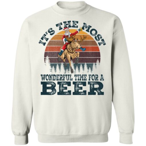 Santa Claus it's the most wonderful time for a beer shirt $19.95