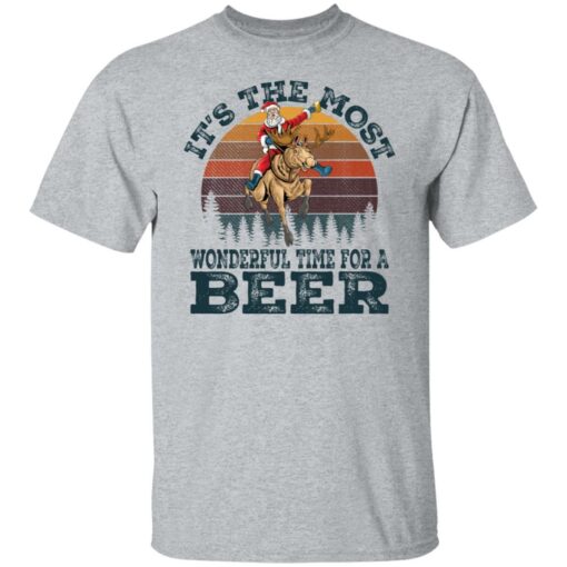 Santa Claus it's the most wonderful time for a beer shirt $19.95 redirect12052021221234 7