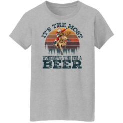 Santa Claus it's the most wonderful time for a beer shirt $19.95