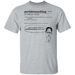 The Office Dwight Perfectenschlag noun shirt when everything comes $19.95