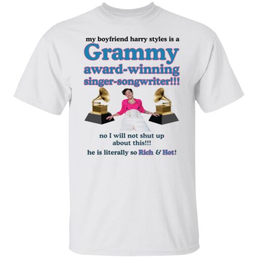 My boyfriend harry styles is a Grammy award winning singer songwriter shirt $19.95 redirect12052021231209 1