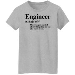 Engineer one who gets excited about things that no one else cares about shirt $19.95 redirect12062021041214 9