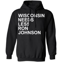 Wisconsin needs less Ron Johnson shirt $19.95