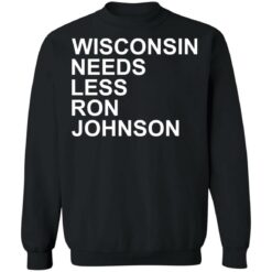 Wisconsin needs less Ron Johnson shirt $19.95 redirect12062021051231 4