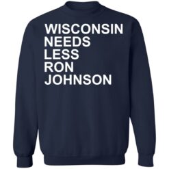 Wisconsin needs less Ron Johnson shirt $19.95 redirect12062021051231 5