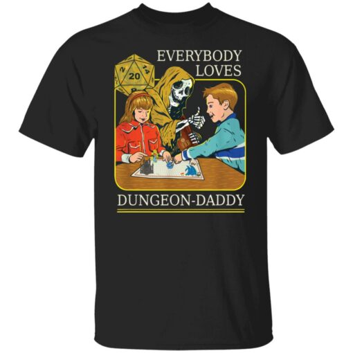 RPG D20 Dice everybody loves Dungeon Daddy shirt $19.95