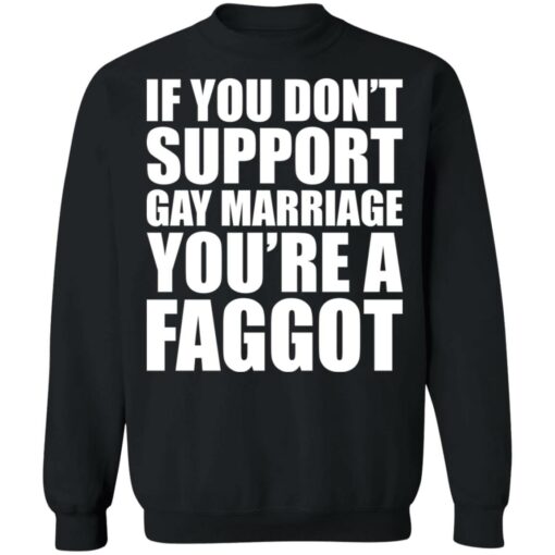 If you don't support gay marriage you're a faggot shirt $19.95 redirect12072021221223 4