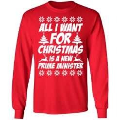 All I want for Christmas is a new prime minister Christmas sweater $19.95