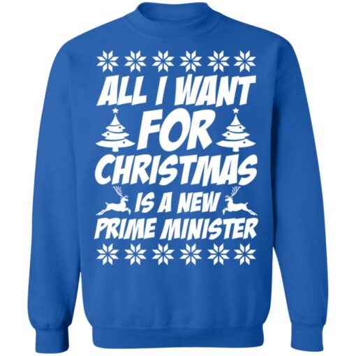 All I want for Christmas is a new prime minister Christmas sweater $19.95