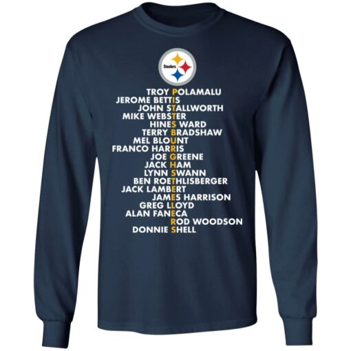 Steelers troy polamalu jerome bettis john stallworth mike shirt $19.95