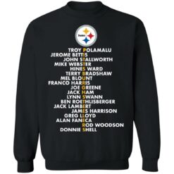 Steelers troy polamalu jerome bettis john stallworth mike shirt $19.95