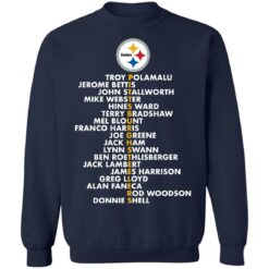 Steelers troy polamalu jerome bettis john stallworth mike shirt $19.95