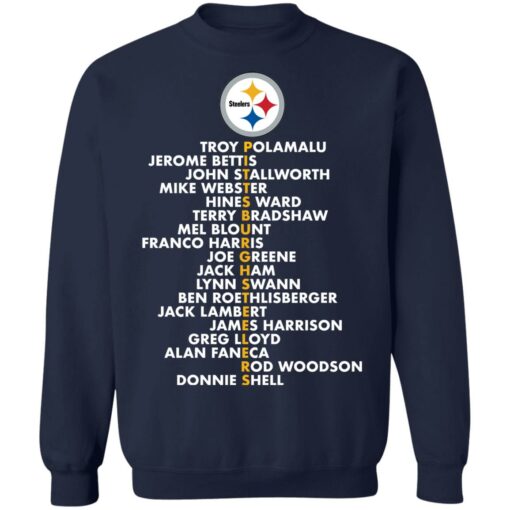 Steelers troy polamalu jerome bettis john stallworth mike shirt $19.95 redirect12082021061233 5