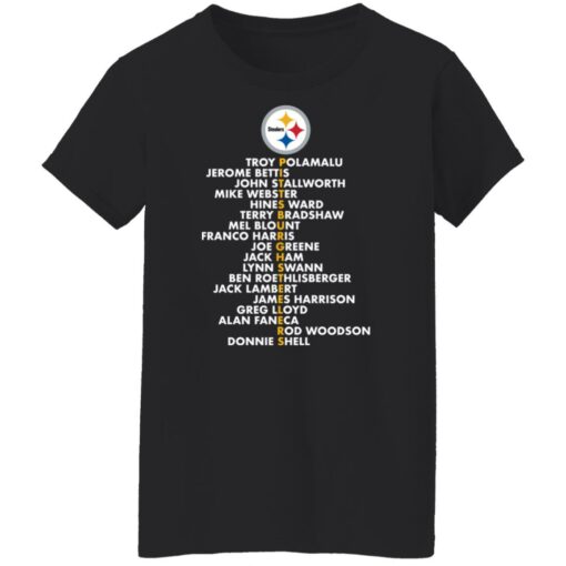 Steelers troy polamalu jerome bettis john stallworth mike shirt $19.95