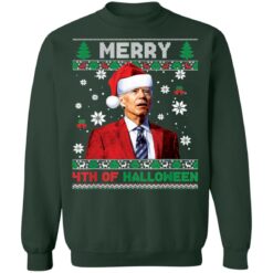 Biden Merry 4th of Halloween Christmas sweater $19.95