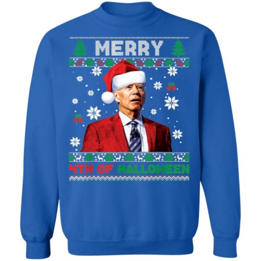 Biden Merry 4th of Halloween Christmas sweater $19.95