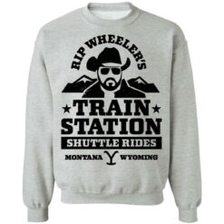 Rip Wheeler train station shuttle rides montana wyoming shirt $19.95