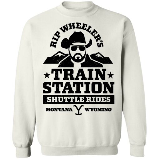 Rip Wheeler train station shuttle rides montana wyoming shirt $19.95