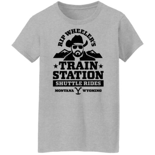 Rip Wheeler train station shuttle rides montana wyoming shirt $19.95