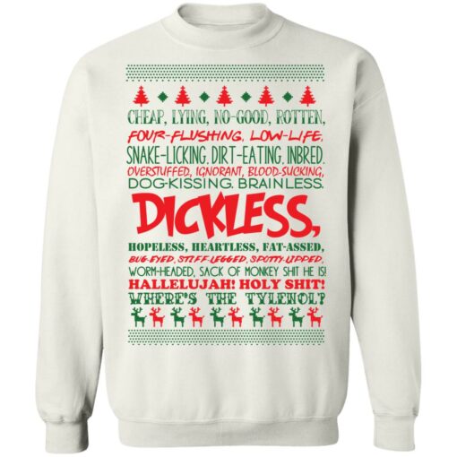 Cheap lying no good rotten four flushing low life Christmas sweater $19.95 redirect12092021231239 14