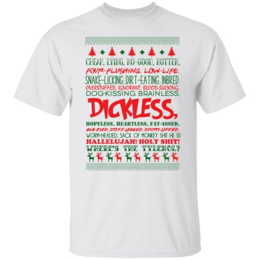 Cheap lying no good rotten four flushing low life Christmas sweater $19.95 redirect12092021231239 17